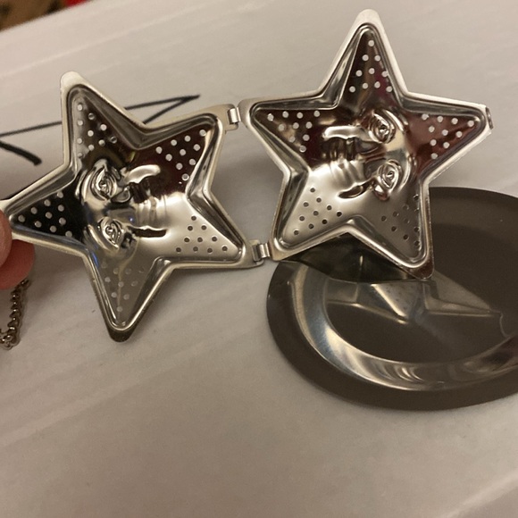 Two tea strainers infusers vintage tea pot and moon w trays - Picture 9 of 9